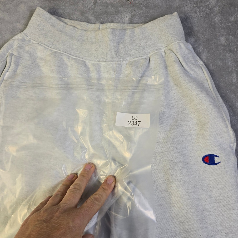Champion Sweatpants Womens Small Gray Reverse Weave Glitter Logo Joggers - Picture 13 of 13